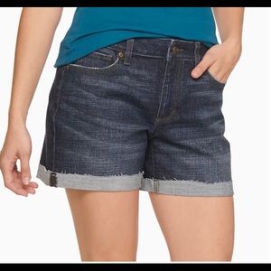Sonoma Goods For Life® Premium Raw-Hem High-Waisted Shorts, Size: 4